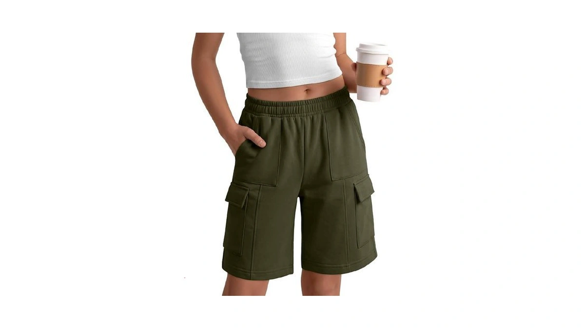 Yooo's Vivi Girls Bermuda Cargo Shorts