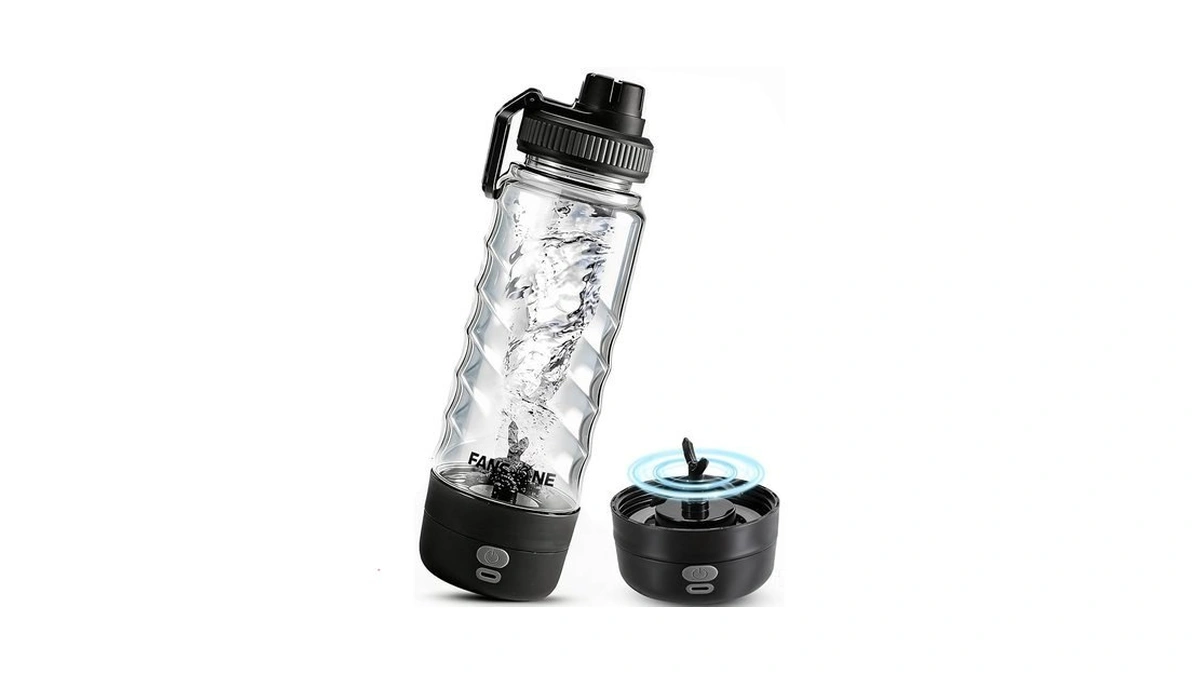 Fans-one Electric Protein Shaker Bottle 24 Oz - No Clumps,