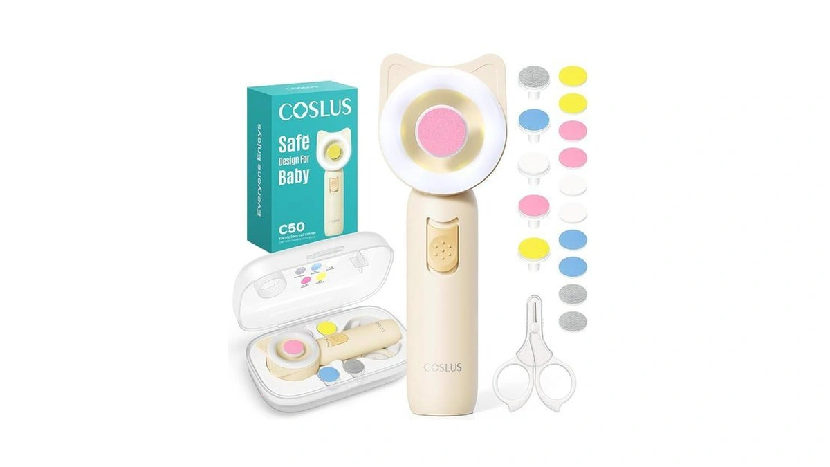 Amazon code: Coslus C50 Baby Electric Nail File Trimm