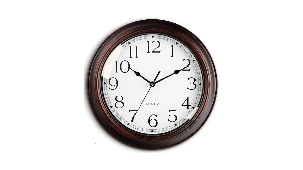Kecyet Wall Clocks Battery Operated Silent Small Vintage For Kitchen