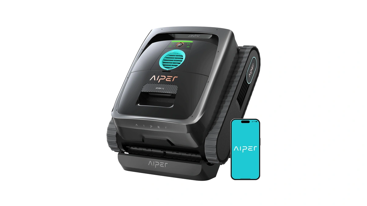 Aiper Scuba V3 Ai Vision Cordless Robotic Pool Cleaner, Grey