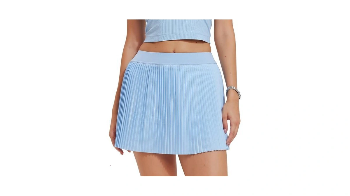 Afz Women Pleated Tennis Skirt With Shorts High Waisted Pickleball