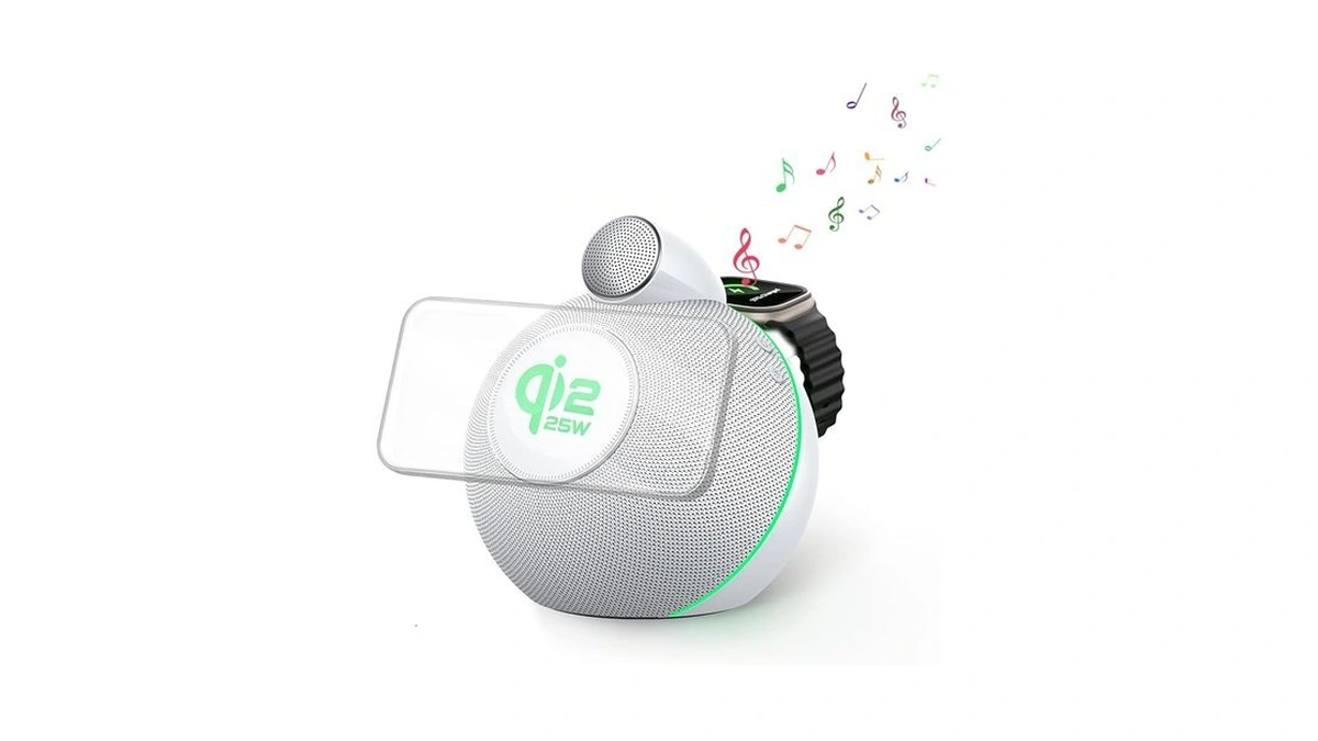 Tongjing 4-in-1 Charger And Stand Compatible, Qi2 Certified 25w Magnetic