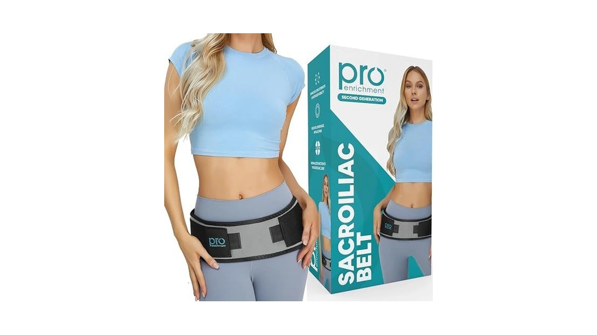 Pro Enrichment Si Belt Sacroiliac Belt, Sciatica Pain Relief Brace,