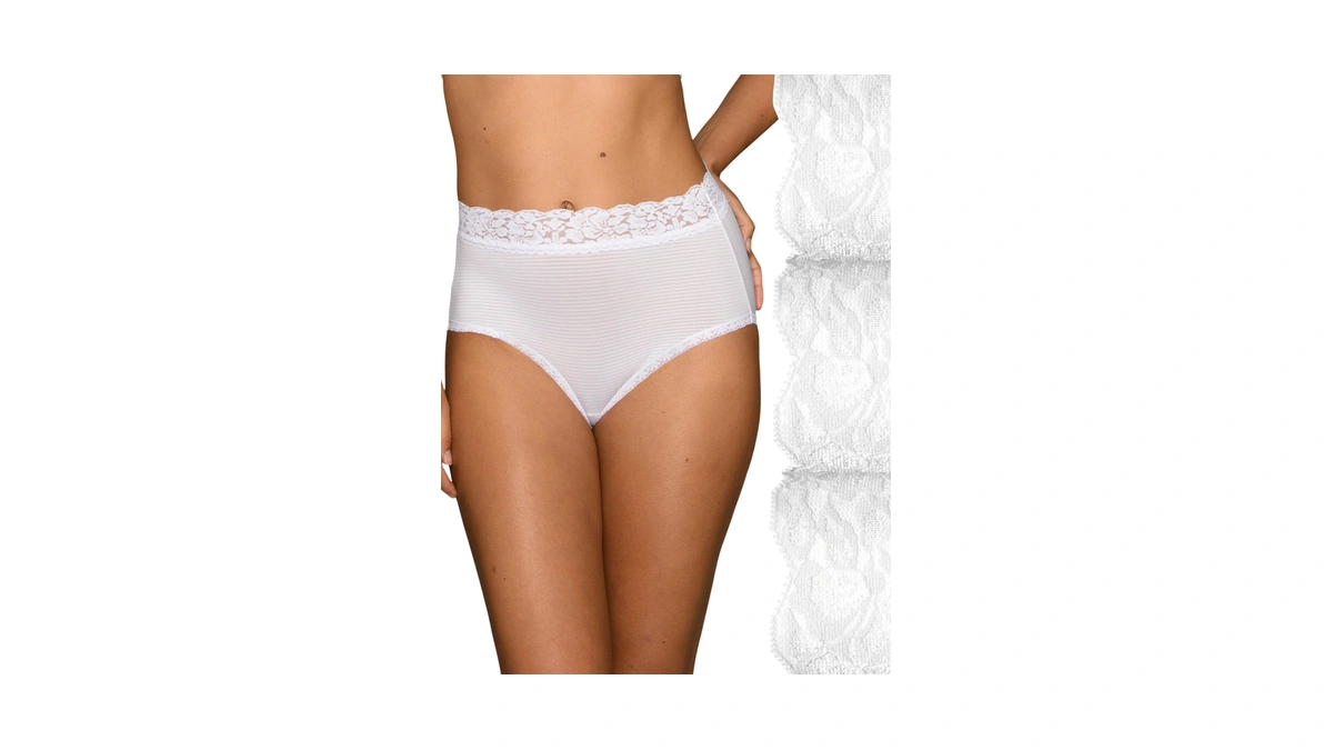 Vanity Fair Womens Flattering Lace Panties: Lightweight & Silky With