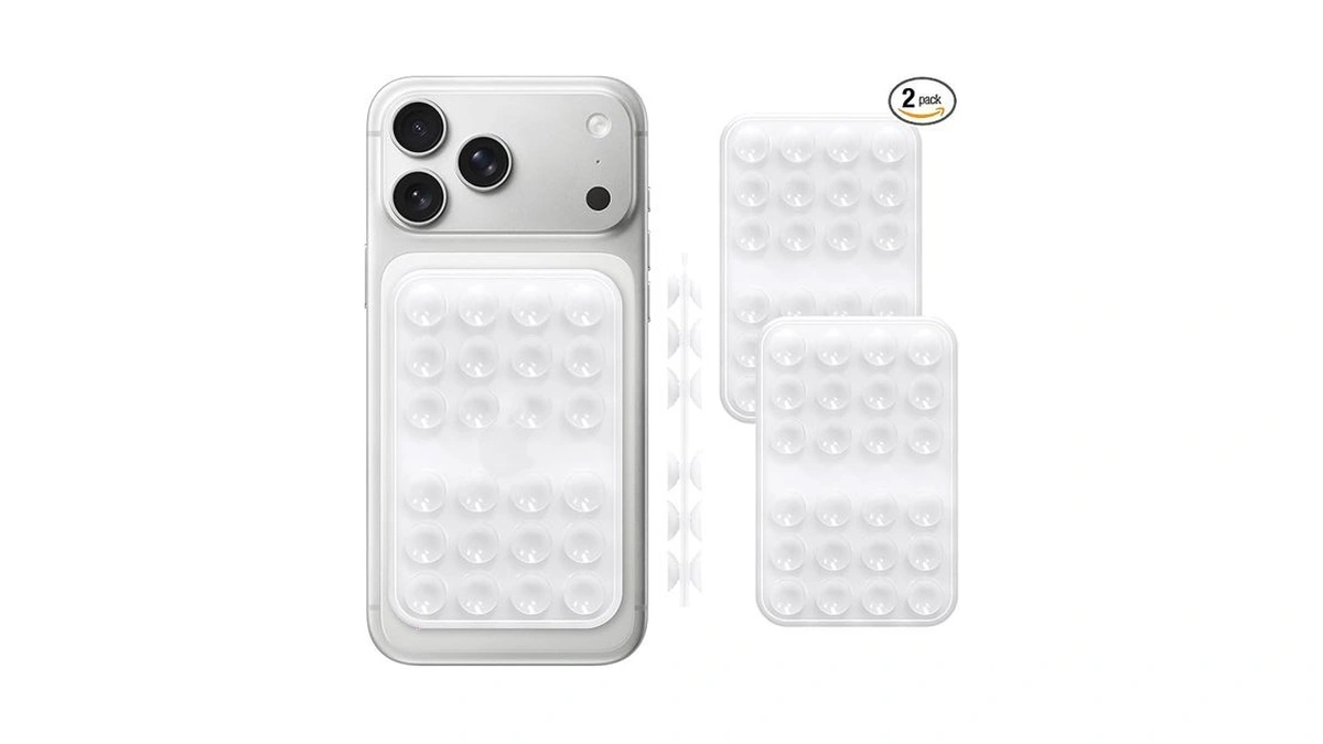 Topmade Double Sided Suction Phone Case Adhesive Mount 2 Pack,