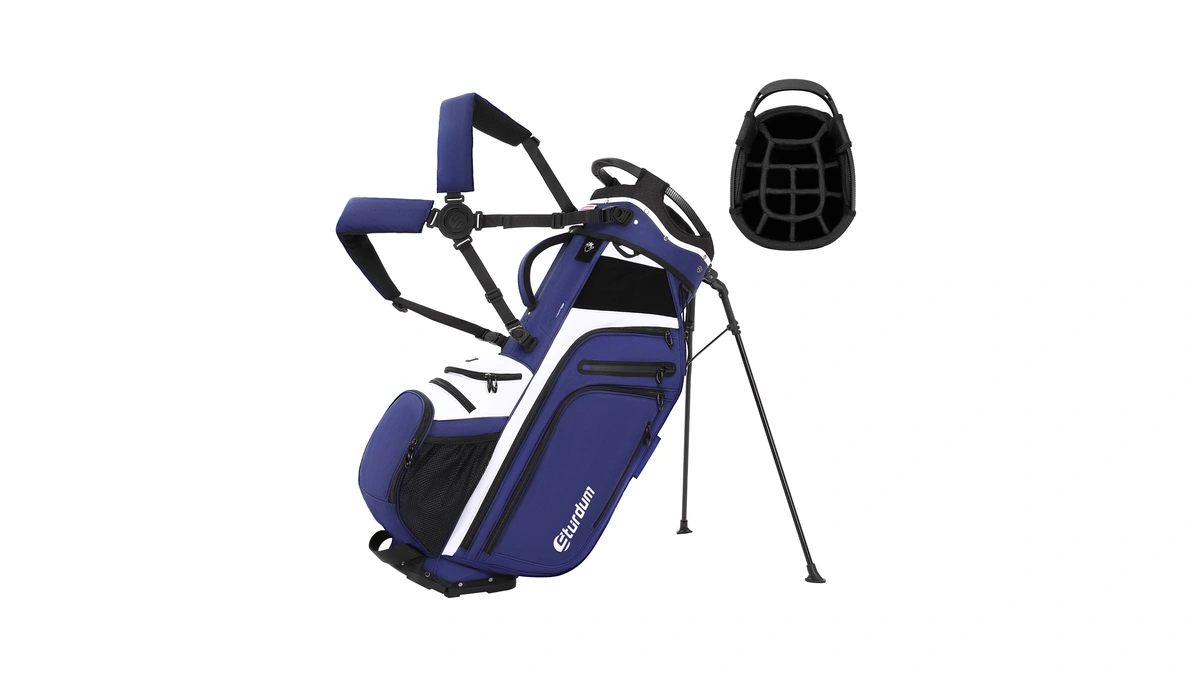 Sturdum 14 Way Golf Stand Bag With 12 Pockets N
