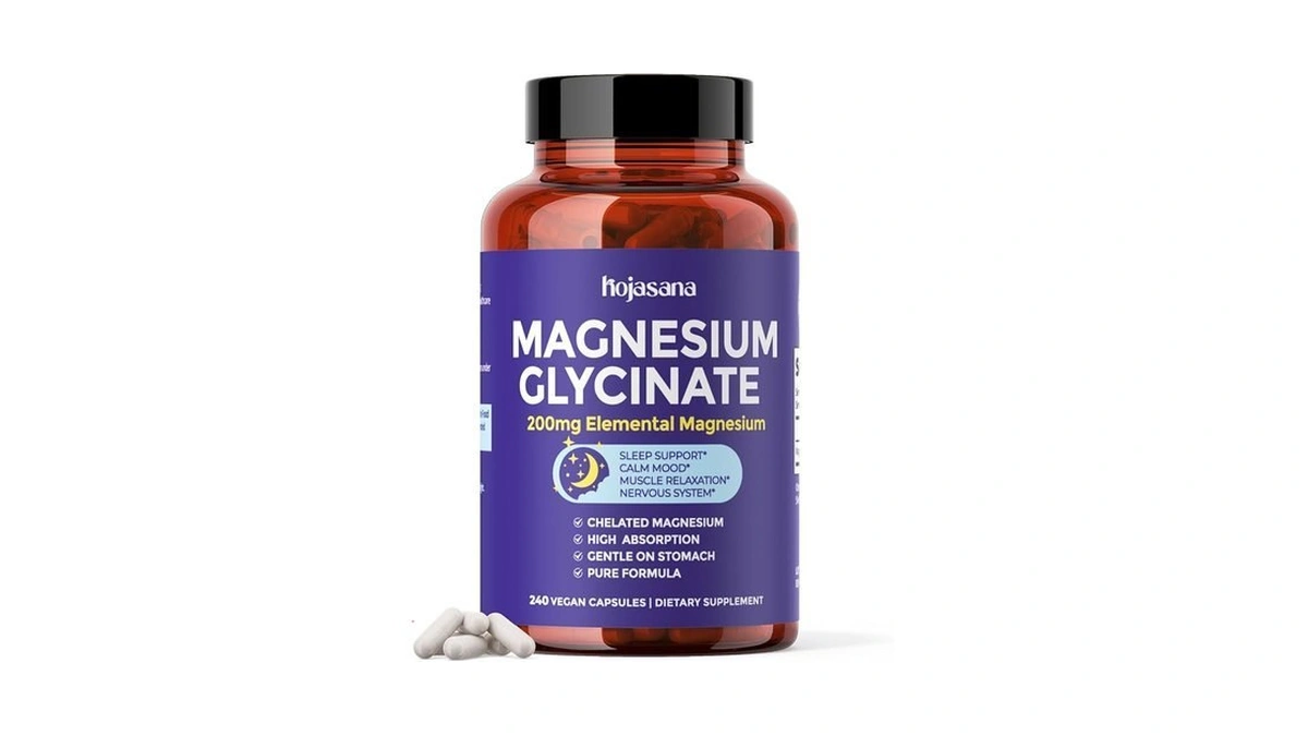 Magnesium Glycinate 200mg Chelated High Absorption 240 Capsules