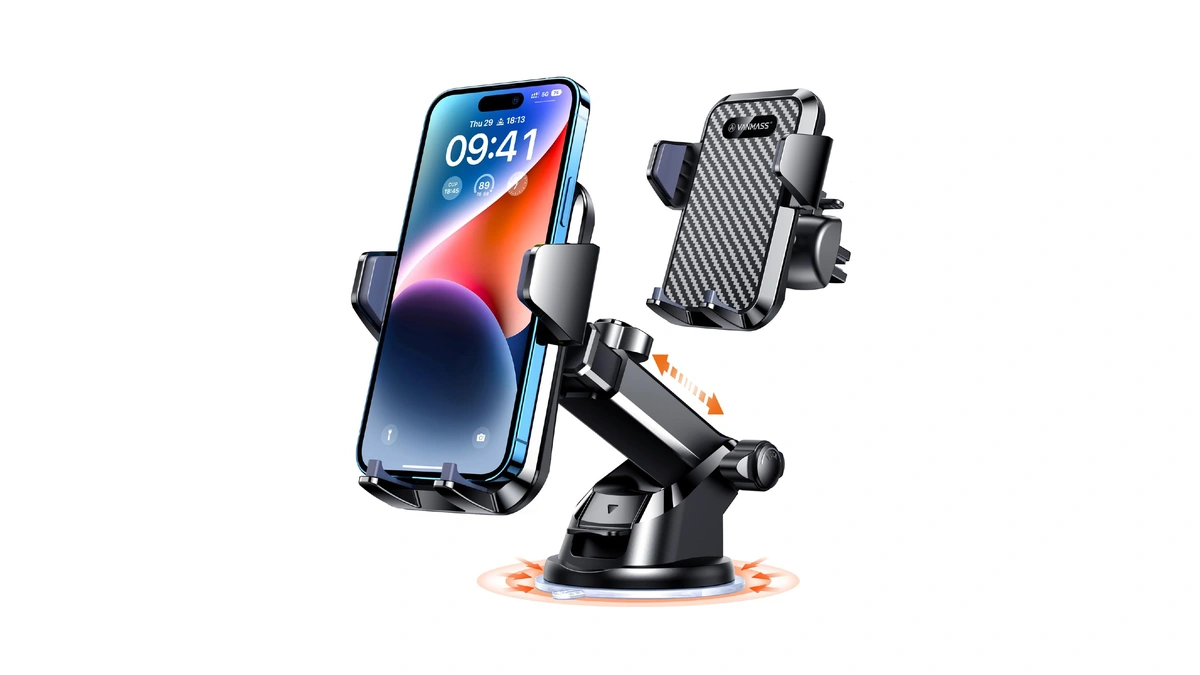 Vanmassγ85+lbs Strongest Suction & Military-grade Ultimate Car Phone Mount