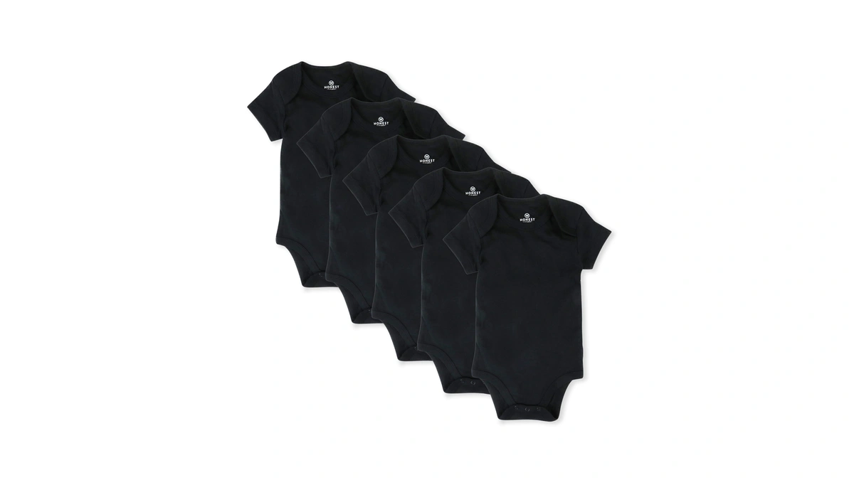 Honestbaby 5-pack Short Sleeve Bodysuits One-piece For Infant Baby Boys,