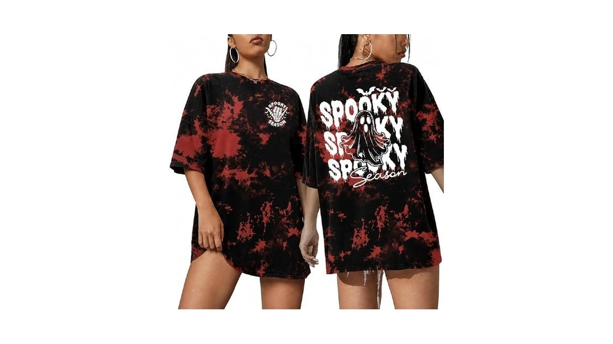 Oversized Halloween Spooky Shirts