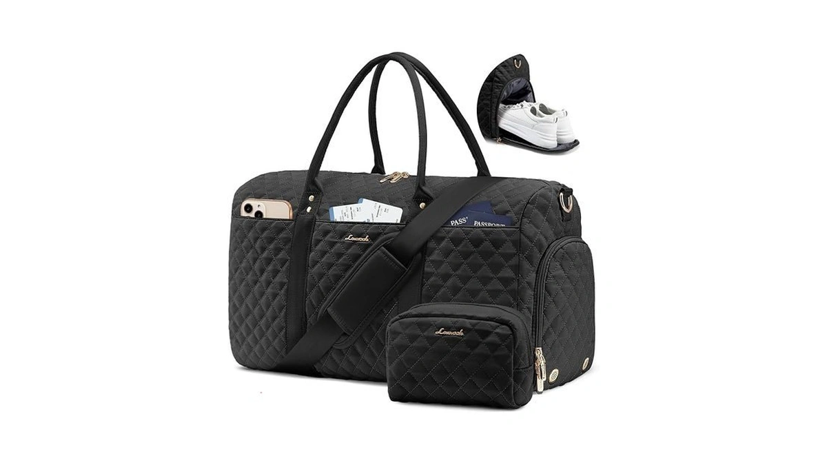 Lovevook Travel Duffle Bag,weekender Bags For Women Overnight Bag With