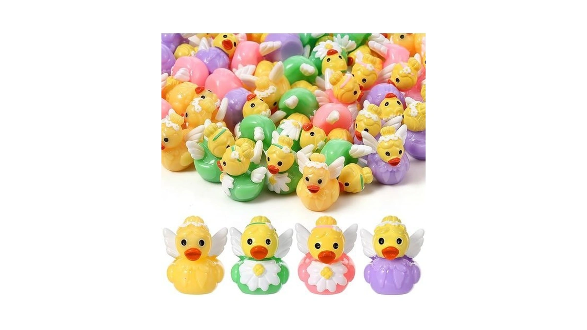 Ggstddup Mini Resin Ducks, 40 Pcs Tiny Ducks To Hide