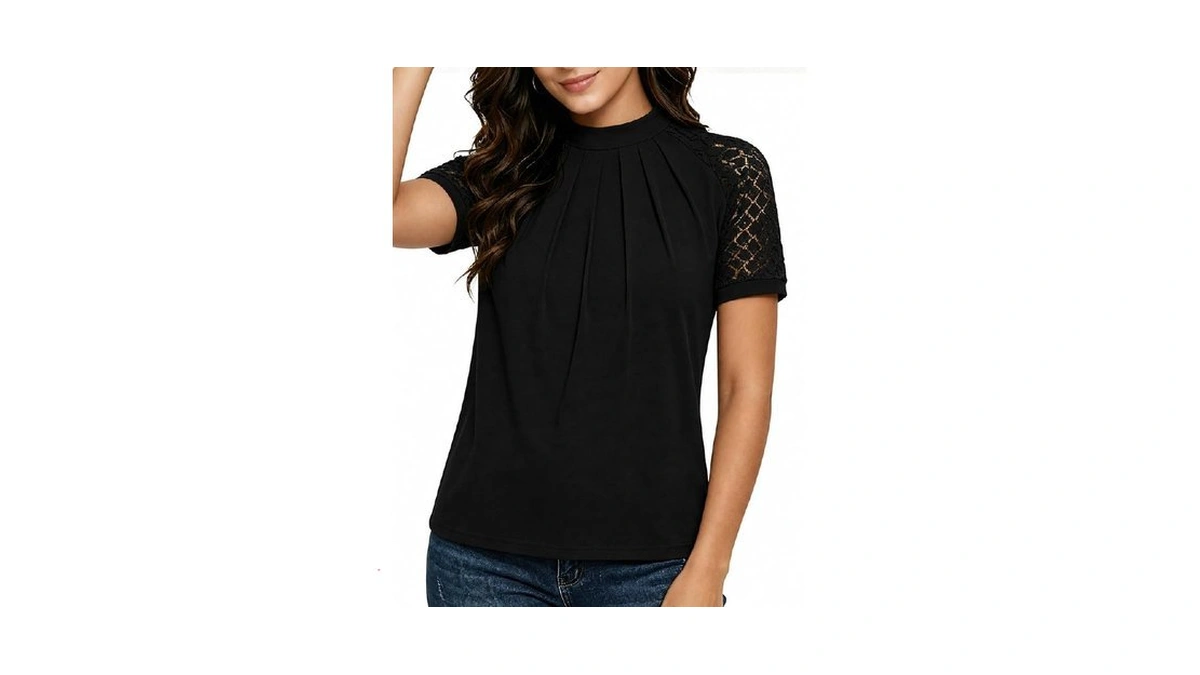 Auruza Lace Sleeve Blouses
