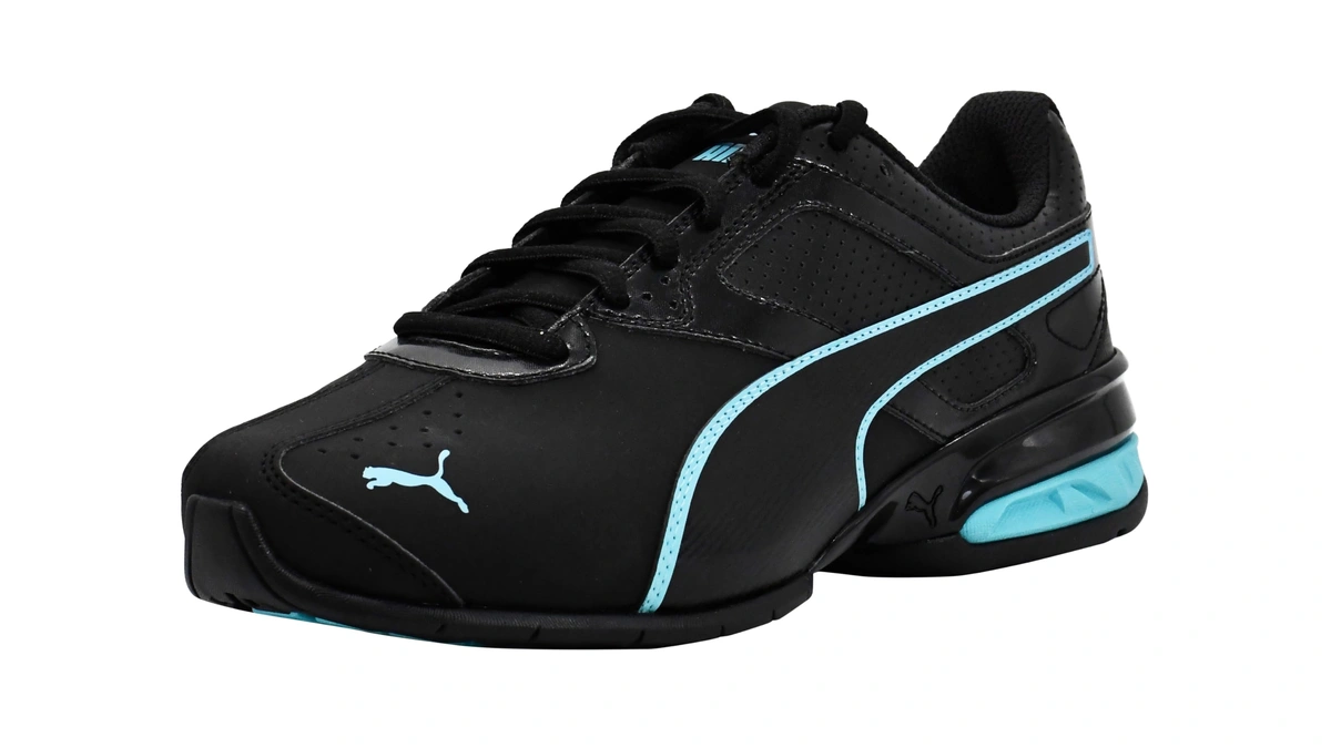Puma Women's Tazon 6 Cross Training Shoes, Black-team Aqua, 6.5