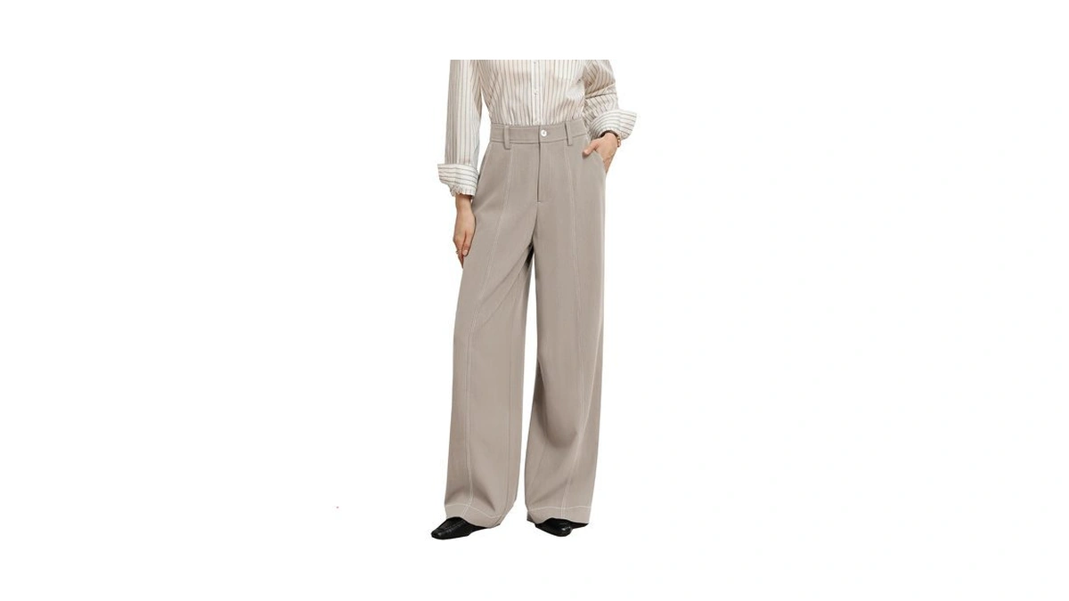 Grace Karin Wide Leg Casual Pants For Women 2026 Fall