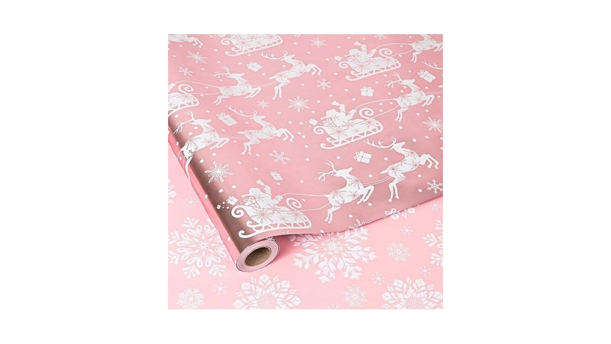 Amazon coupon: Dlyrroba Reversible Wrapping Paper Roll