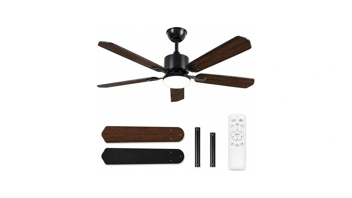 Standle 42 Inch Ceiling Fans With Lights And Remote Control,