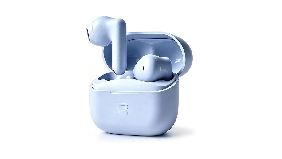 Blue Purple Long Battery Life Wireless Earbuds Budget For Iphone