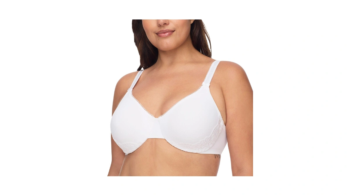 Olga Womens Luxury Lift Underwire Bras, White, 40d Us
