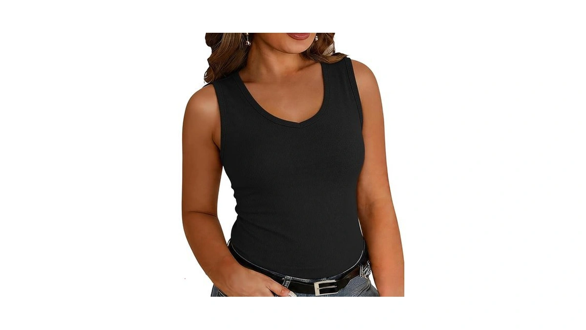 Chulianyouhuo Plus Size Tank Tops For Women Summer V Neck
