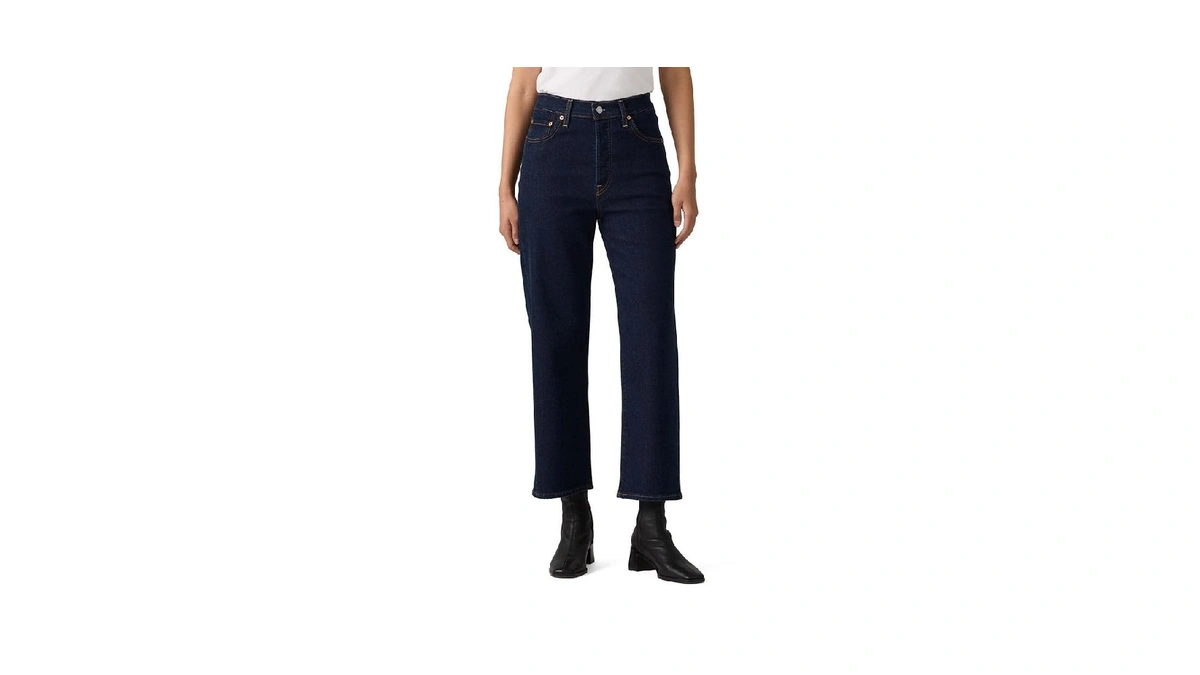 Levi's Women's Ribcage Straight Ankle Jeans, (new) Whoa What (stretch),