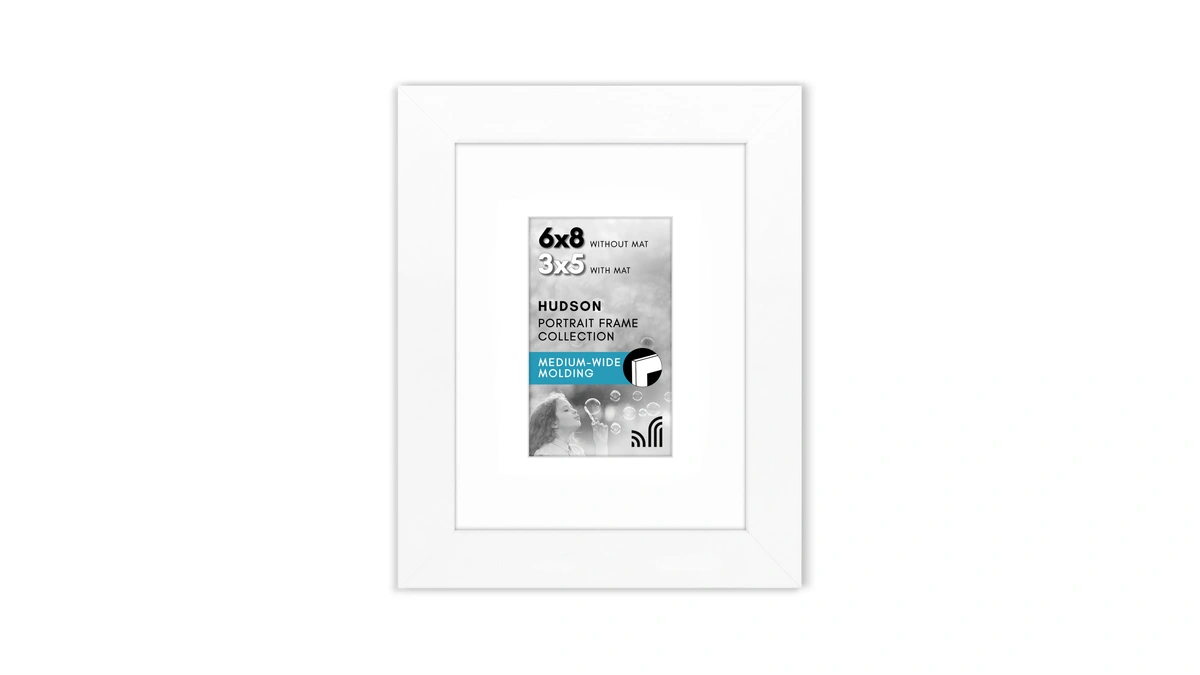 Americanflat 6x8 Picture Frame - Matted To 3x5 - Engineered