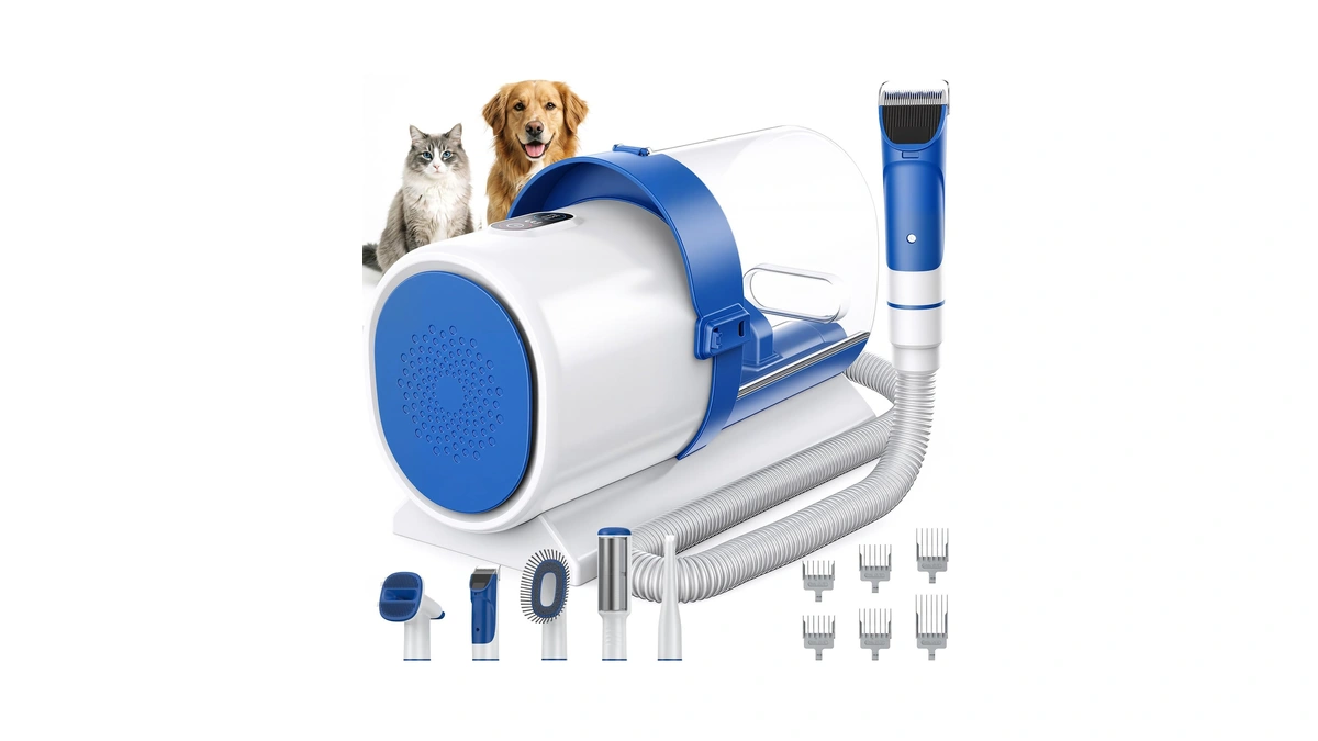 Newbulig Pet Grooming Vacuum Kit For Cats And Dogs, 2.5l