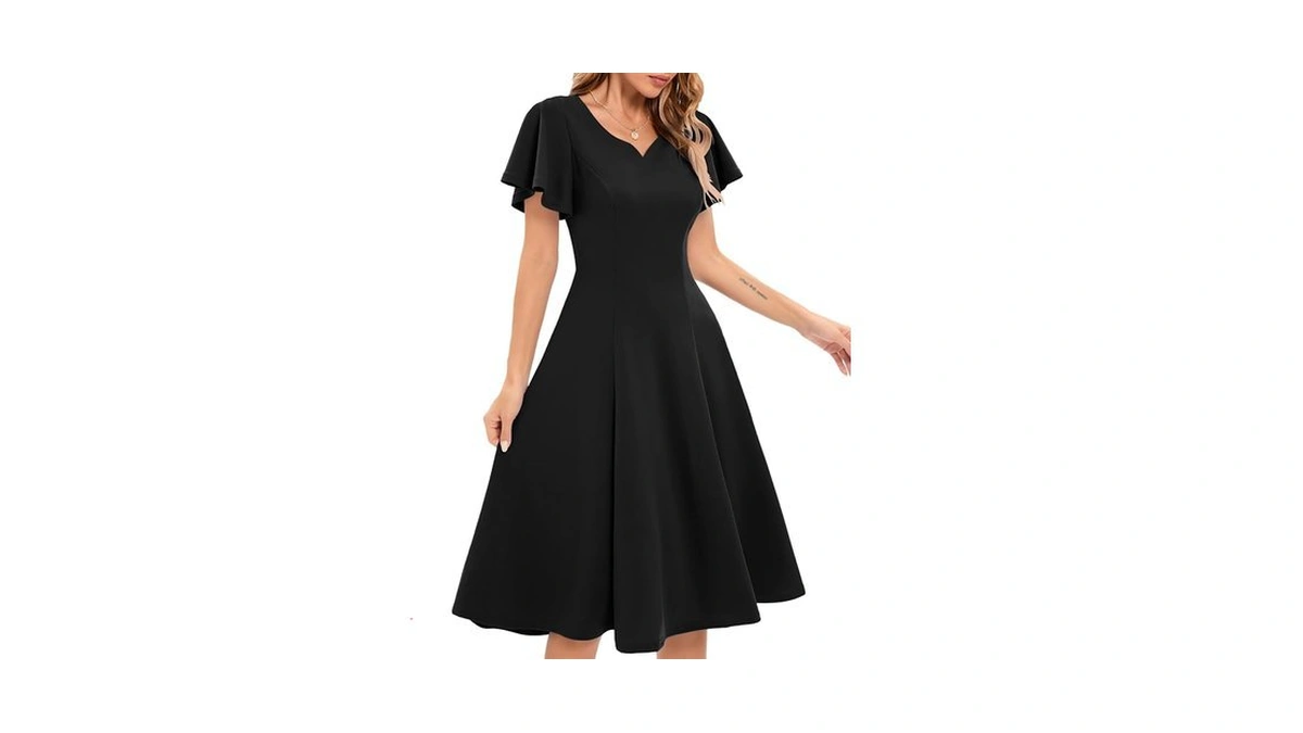 Raspberry Fit And Flare Dresses