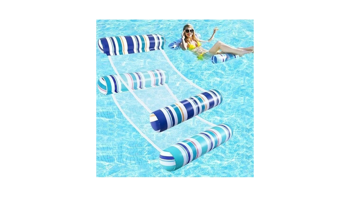 Pool Floats Adult - 2 Pack Inflatable Pool Floats Hammock
