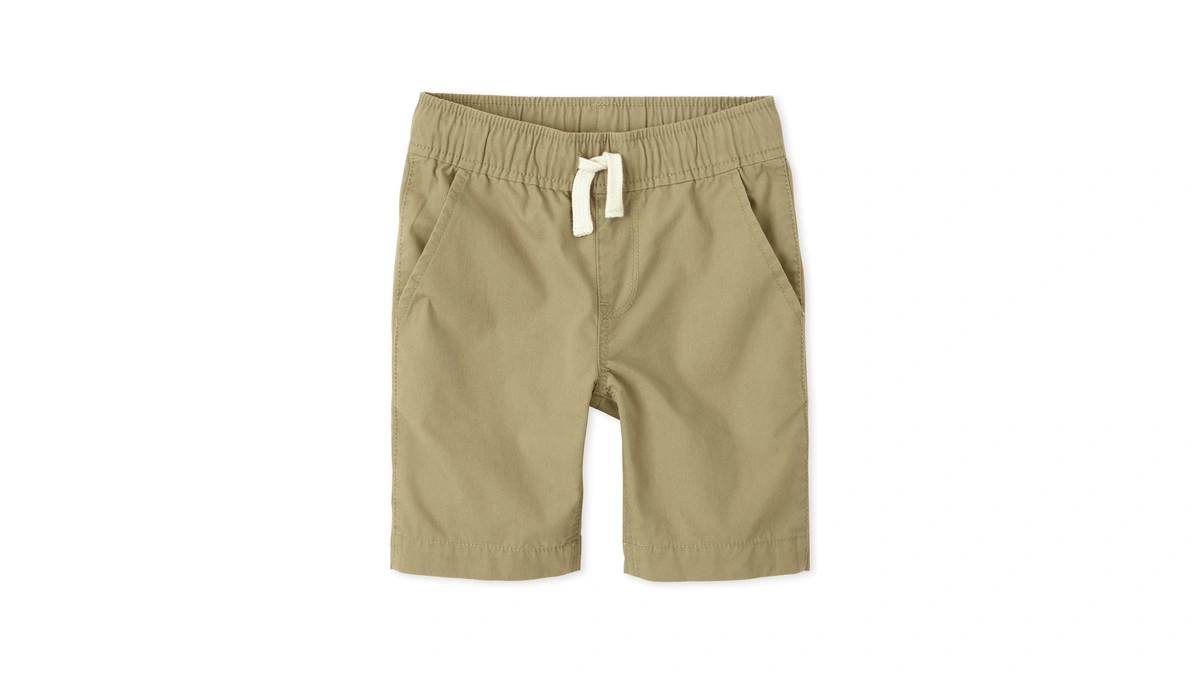 The Children's Place Boys Pull On Jogger Shorts, Flax, 6