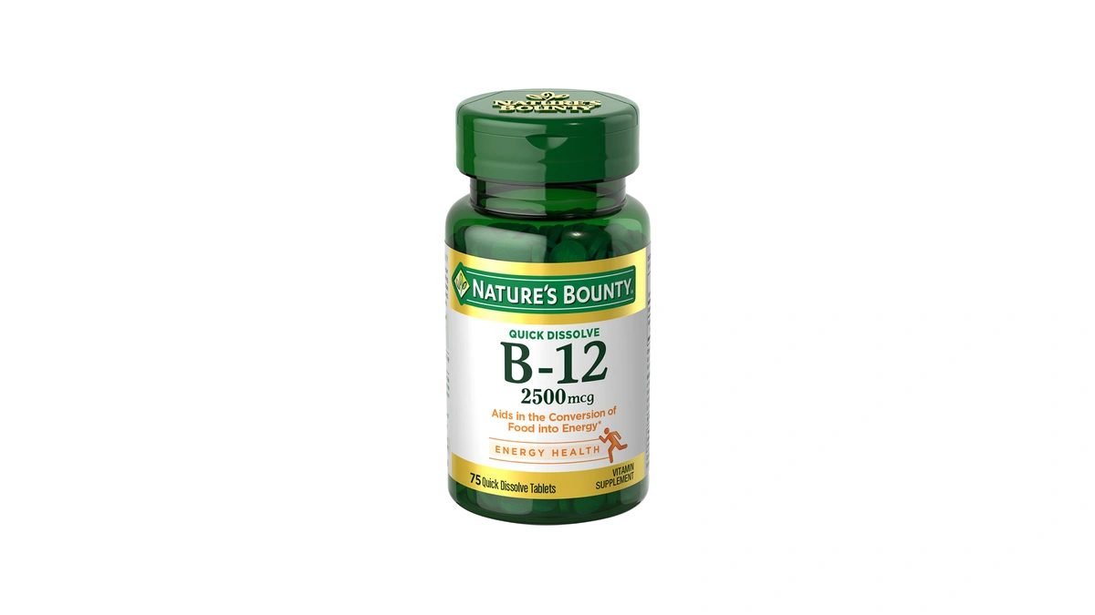 Nature’s Bounty Vitamin B12 2500 Mcg, Cellular Energy Support, For