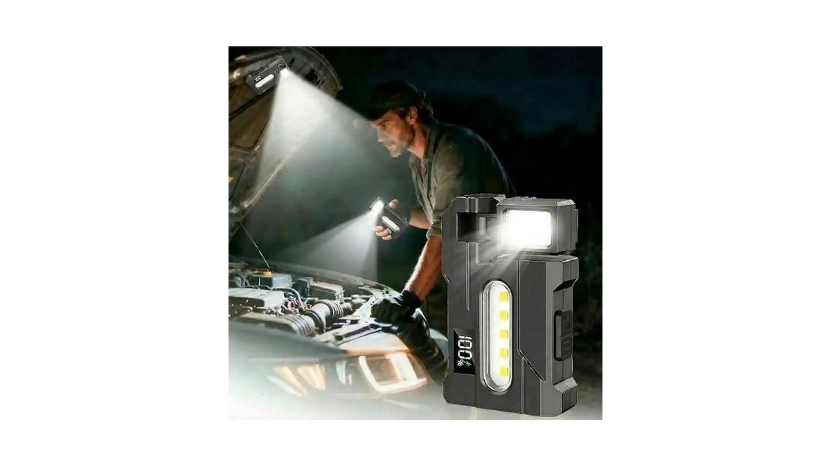Letour Magnetic Work Light Rechargeable Led 2000lm Powerful Rgb Flashights,