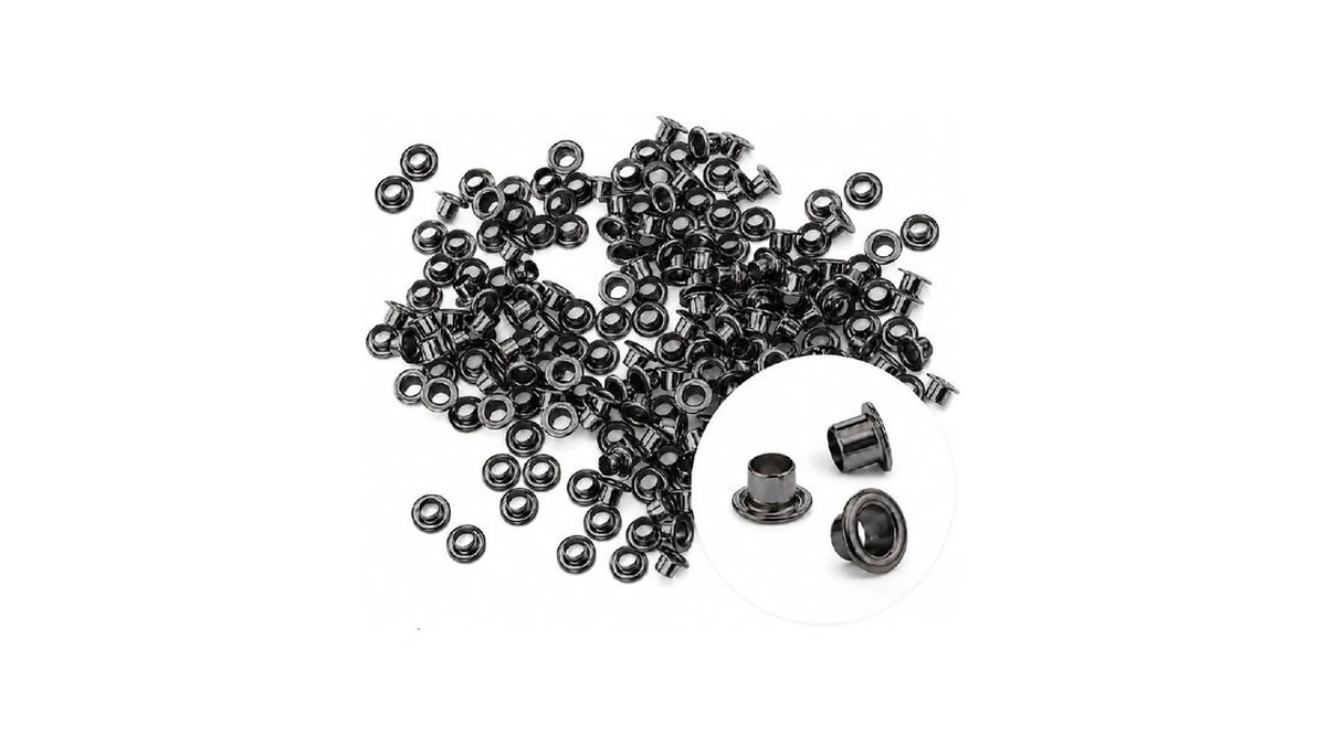 Craftmemore 1/8 Inch Id Eyelets 3mm Hole Self Backing Eyelet