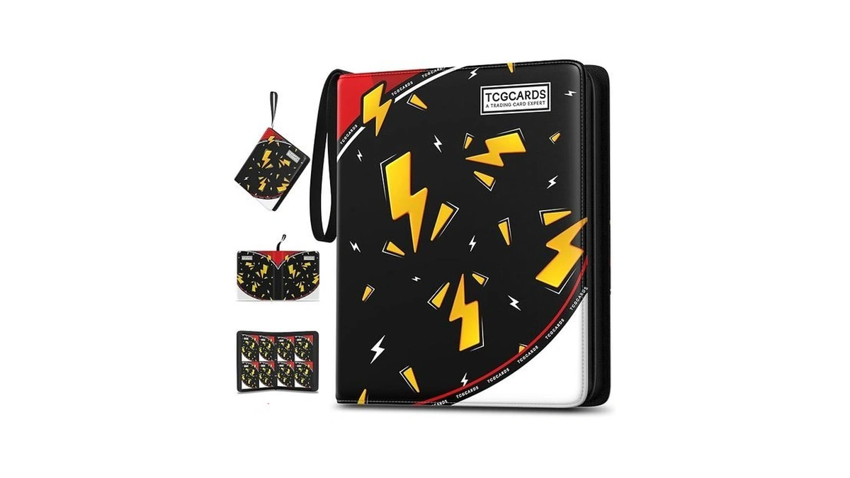Trading Card Binder 4 Pocket,400 Pocket Card Collection Binder With