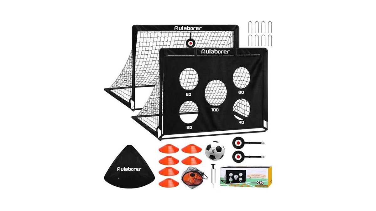 Amazon code: Soccer Goal, 2 Pack Of 4x3ft Kids Soccer