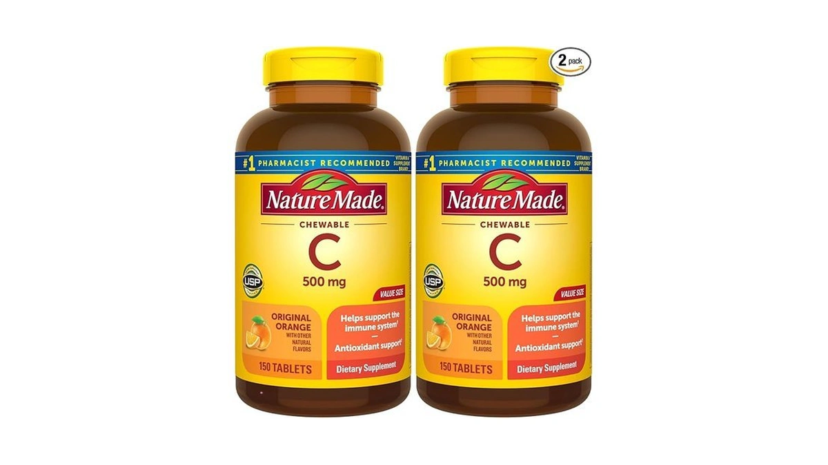 Nature Made Chewable Vitamin C 500 Mg, Dietary Vitamin C