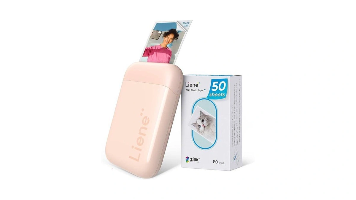 Liene Pearl K100 Photo Printer, 2x3 Mini Instant Portable Color