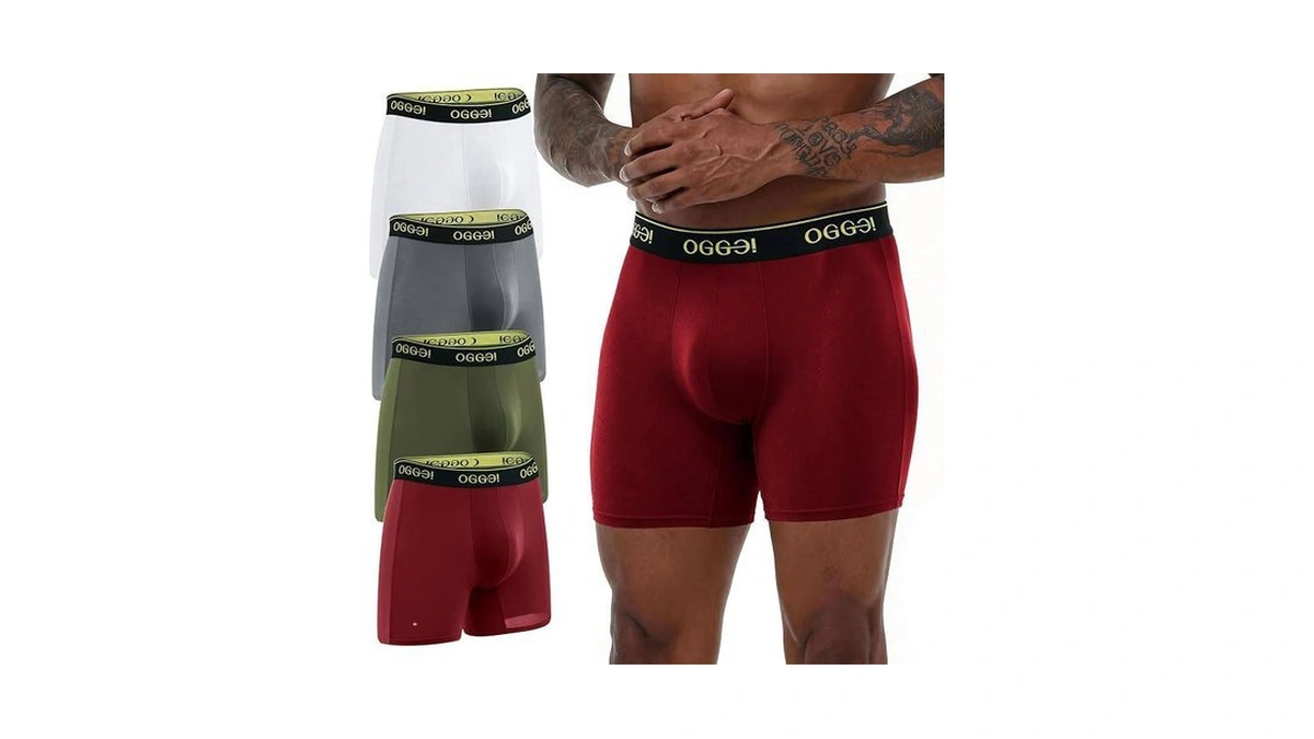 Hoofesan Men's Underwear Boxer Briefs,breathable Underwear For Men,no Ride Up,3d
