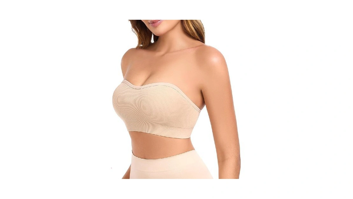 Finduself Strapless Padded Bras