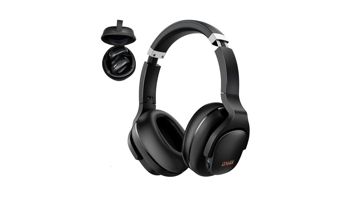 Hi-res Audio Hybrid Active Foldable Noise Cancelling Bluetooth Headphone