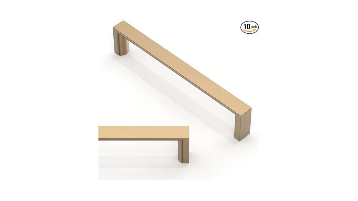 Pack Champagne Bronze Cabinet Pulls Inch Kitc...
