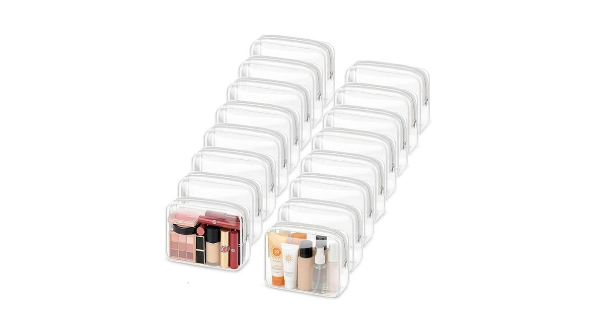 Yedsintu Packs Clear Makeup Bags Cosmetic Sto...