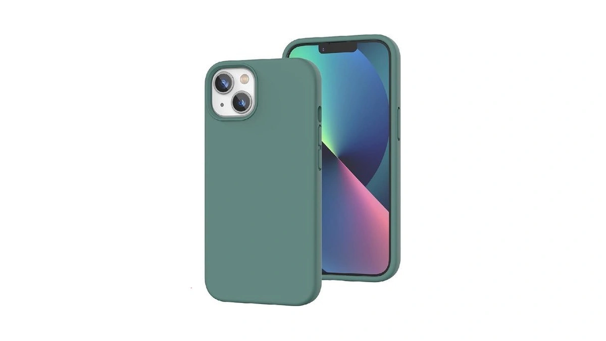 K Tomoto Compatible With Iphone 13 Liquid Silicone Case, Pine