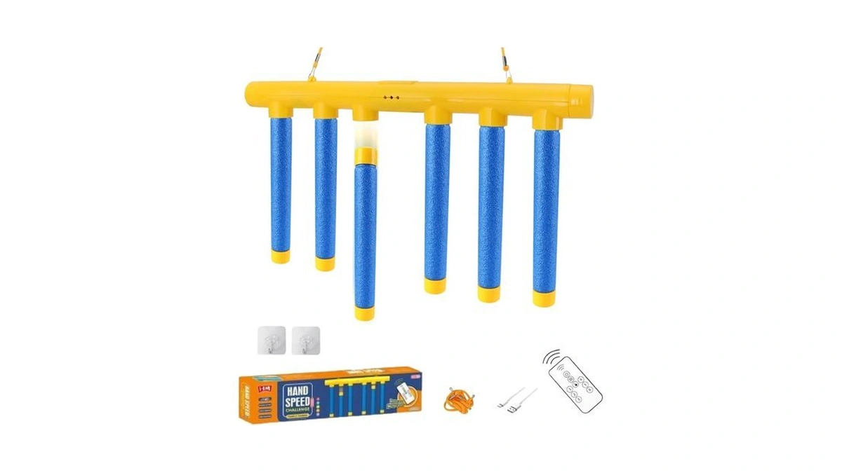 Reflex Drop Sticks Challenge Game With Remote Control, Reflex Sticks