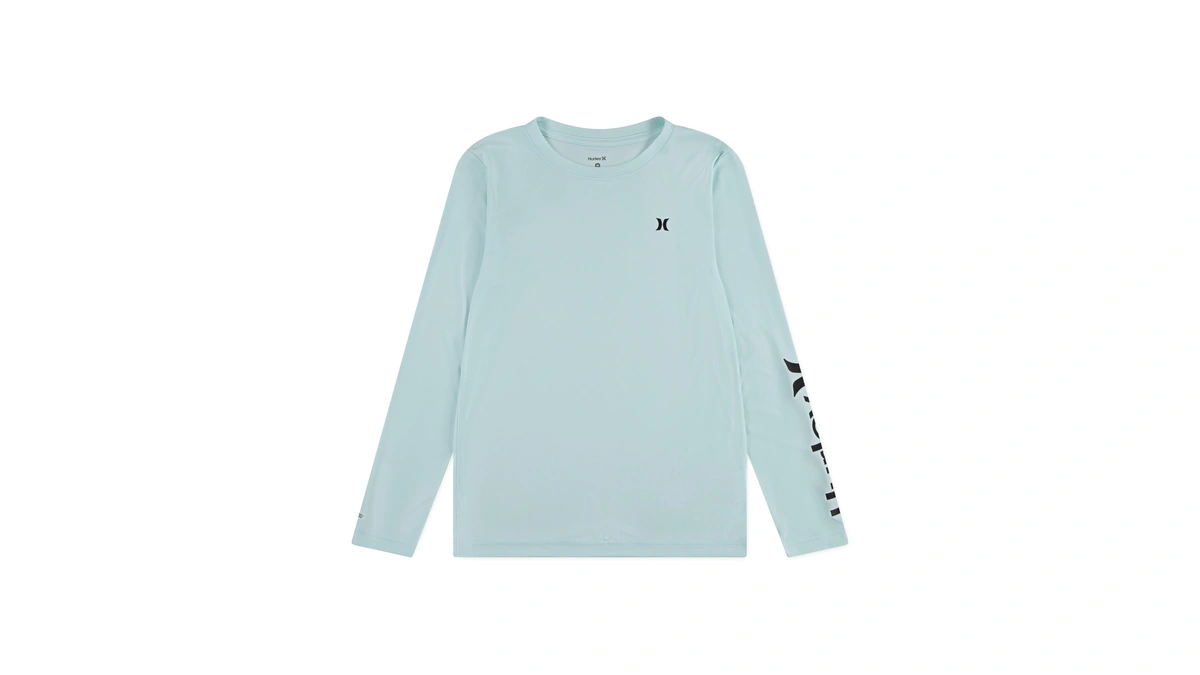 Long Sleeve Upf 50+ Rash Guard Swim Shirt