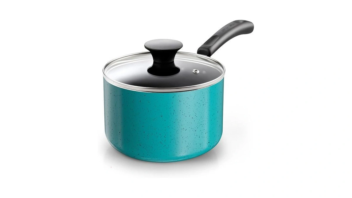 Cook N Home Basic 1 Quart Nonstick Saucepan With Glass