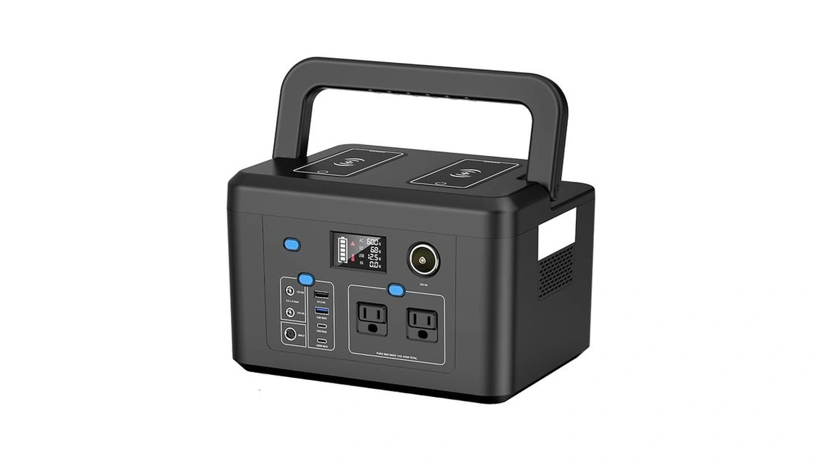 600w Portable Power Station, 296wh Lithium Solar Generator For Camping