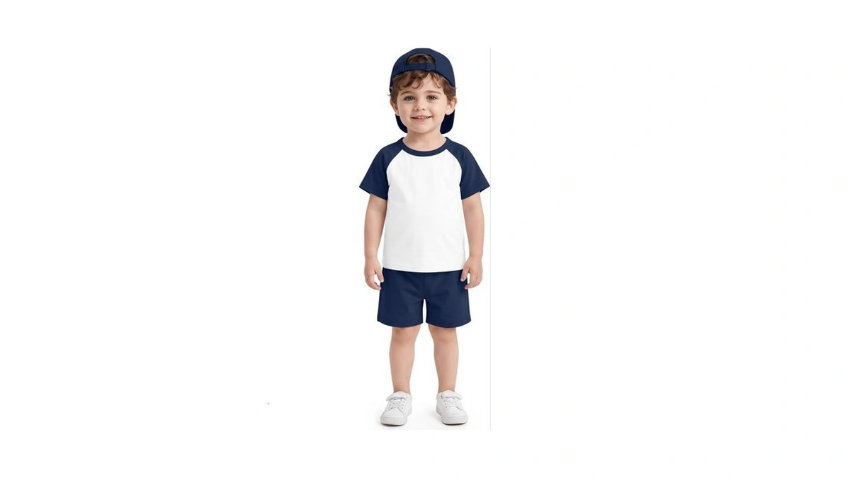 Lessonzoo Toddler Boys' 2 Piece Summer Outfits