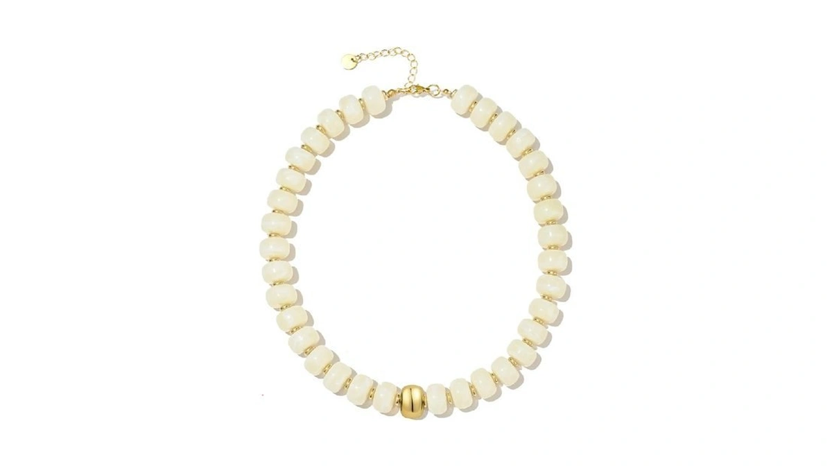 Bowdcvy Chunky Beaded Statement Necklaces